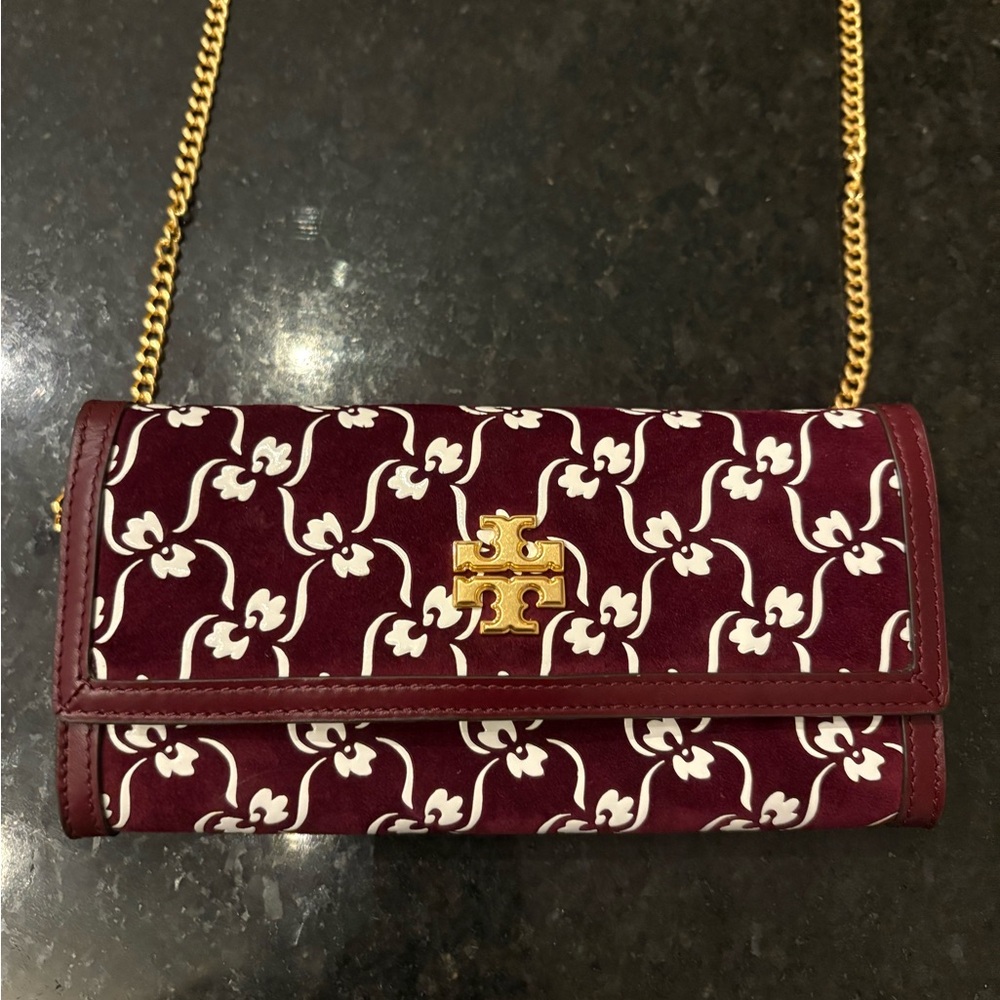 Tory Burch Juliette Floral Chain Wallet/crossbody